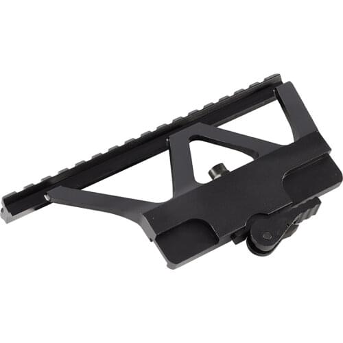 Hunting new Quick Detach QD AK Gun Side Rail Scope Mount with Picatinny Side Rail Mounting For AK 47 AK 74 Black