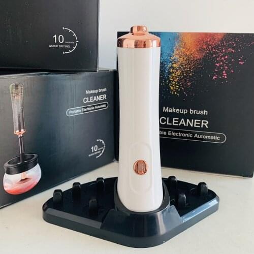 Makeup Brush Cleaner Fast New Automatic Electric Silicone Makeup Brushes Washing Convince Cleaner Cleaning Tool Machine 3 Color