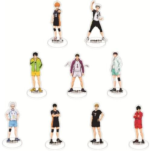 Japan Anime Haikyuu Figures Desk Plate Models Anime Acrylic Stand Model Toys Action Figures Props Fans Gifts