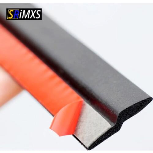 Car Door Rubber Seal Strips Z shaped Trim Noise Insulation Epdm Weatherstrip Z Type Rubber Seal For Car Internal Accessories