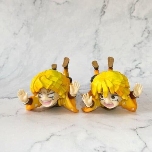 Demon Slayer Agatsuma Zenitsu Two Cute Series Of Frightened Expressions, Cute Childrens Gifts, Party Version, Anime Figures