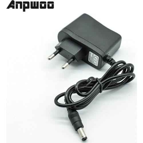 ANPWOO New 100-240V AC Converter Adapter DC 3V 1A Power Supply Charger EU Plug 5.5mm * 2.5mm(2.1mm) AC to DC