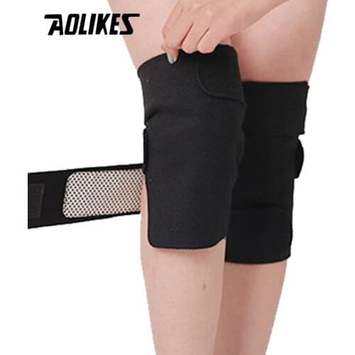 AOLIKES 1 Pair Self Heating Knee Pads Magnetic Therapy Kneepad Pain Relief Arthritis Brace Support Patella Pads