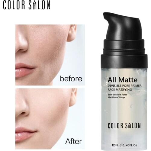 Color Salon Base makeup oil control matte moisturizing silky fine lines pores invisible lasting wholesale cosmetics