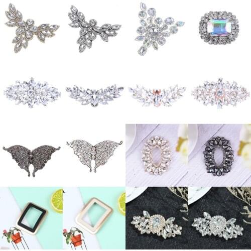 1pc Alloy Decorations Shoes Clips Women Elegant Charms Bags Shoes Ornament Wedding Party Shoes Accessories