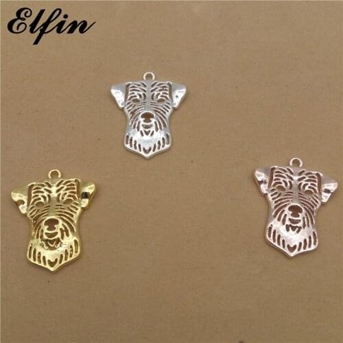 Elfin Wholesale Wirehaired Jack Russell Terrier Pendants