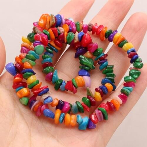 Hot Selling Natural Shell Gravel Irregular Shape Cute Trend DIY Party Necklace Bracelet Jewelry Accessories Beads Gift Making