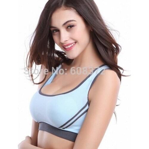 Hot sale sexy gymnastics clothing breathable white and black sporters bra women dress tops