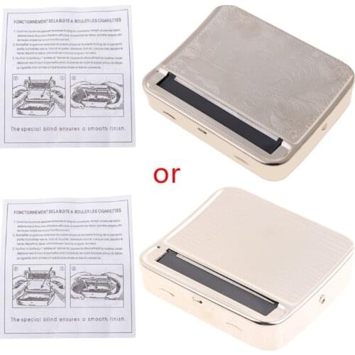 Metal S-Automatic Cigarette Rolling Machine Manual Tobacco Roller Machine Hand Roller Durable Cigarette Maker Smoking man Tool