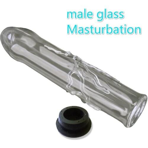 Male Glass Masturbator Ice And Fire Double Sky Girl With Masturbation Device