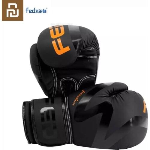 Youpin FED Fitness Fighting Training Boxing Gloves Latex Liner High Elastic Cushioning Comfortable Durable for Fitness Master