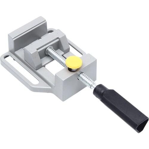 Aluminum Alloy Flat Vise For Electric Drill Stand 8010 Tongs Mini Home Use Flat Tongs Bench Vise 70х60mm
