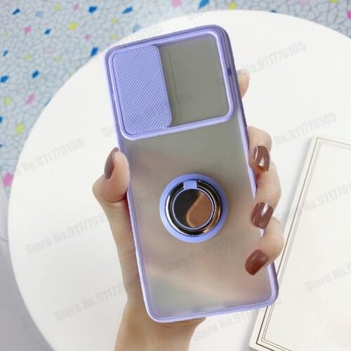 Finger Ring Holder Stand Shockproof Phone Case For Samsung Galaxy F62 M62 S21 S20 Plus M31 NOTE 20 Camera Lens Protective Cover