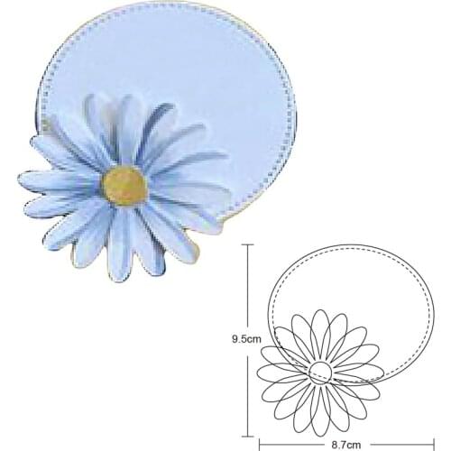 Craft dies Flower Label photo frame metal cutting dies Stencils for DIY Scrapbooking Decorative Embossing dies Paper Card Making