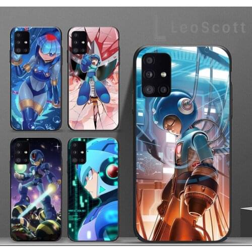 Rockman Megaman Game Phone Case For Samsung A50 A51 A71 A31 A21S S8 S9 S10 S20 S21 Plus Fe Ultra 4G 5G