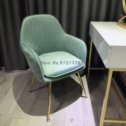 Nordic ins chair net red makeup chair simple desk chair dressing chair dining chair household stool restaurant backrest chair