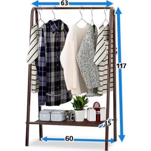 Modern Iron Coat Rack Bedroom Bag Rack Bathroom Coat Hanger