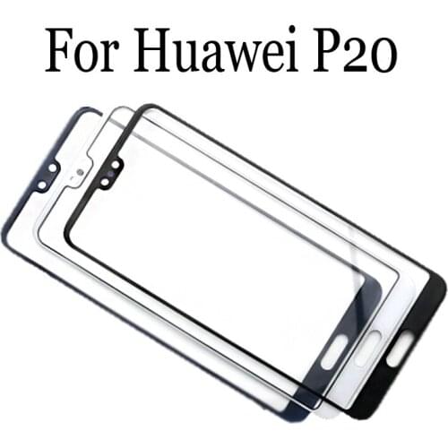 Replacement Parts For Huawei P20 Touch Screen Outer LCD Front Panel Screen Glass Lens Cover For Huawei P 20 Without Flex Cable