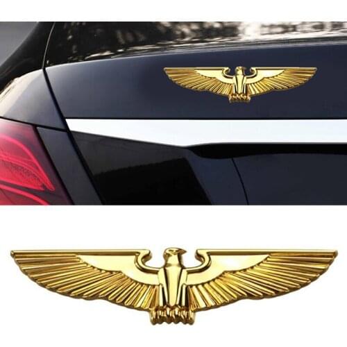 1Pc 3D Car Stickers Metal Eagle Car Stickers Badge Decoration Stickers Universal
