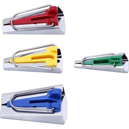 1Pcs Fabric Clover Bias Tape Maker Binding Tool Machine Tool Sewing Quilting new arrival