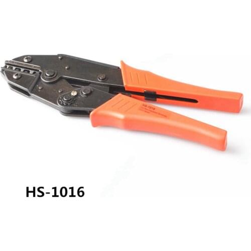 20-5AWG 0.5-16mm² Non-insulated Terminals Ratchet Crimping Plier European Style