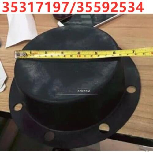 2pcs black seal cup diaphragm for Doosan air comprssor part unloader valve 35592534/ 35317197