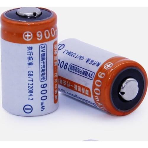 New CR2 3V 900mAh LiFePO4 Rechargeable Battery Polaroid multimeter Navigator 3.2 V batteries