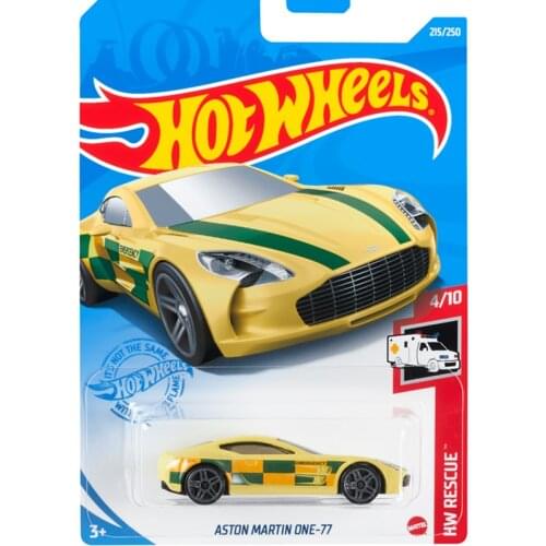 2021-215 Hot Wheels Cars ASTON MARTIN ONE-77 1/64 Metal Diecast Model Collection Toy Vehicles