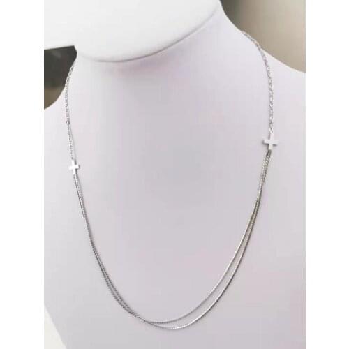 Korean fashion necklace steel