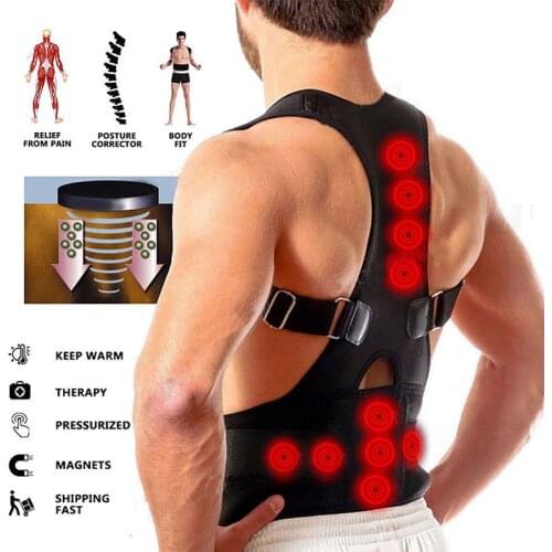 Magnetic Therapy Posture Corrector For Men Women Back Support Brace Spine Correct Maintien Dos Correctors Houding Correctie Rug