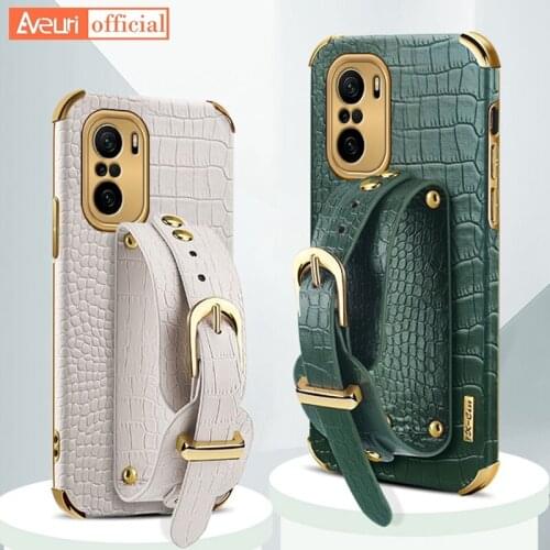 For Redmi Note 10 Pro 10S Wrist Strap Phone Case For Xiaomi Mi 10 Pro 11 Lite Ultra Poco X3 NFC F3 M3 F2 Pro Leather Cover Case