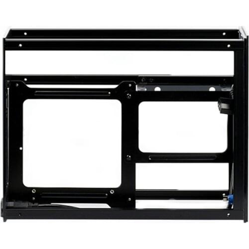 Mini Acrylic Geeek A60S SFX Flex PC Mini Transparent Acrylic ITX A60S Computer Case a4 sfx 240 Case Transparent Case Black