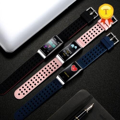 New arrival Steps Tracker Sleep Monitor Smart Band Heart Rate Ip67 Waterproof BT Fitness Tracker Bracelet support ecg ppg detect