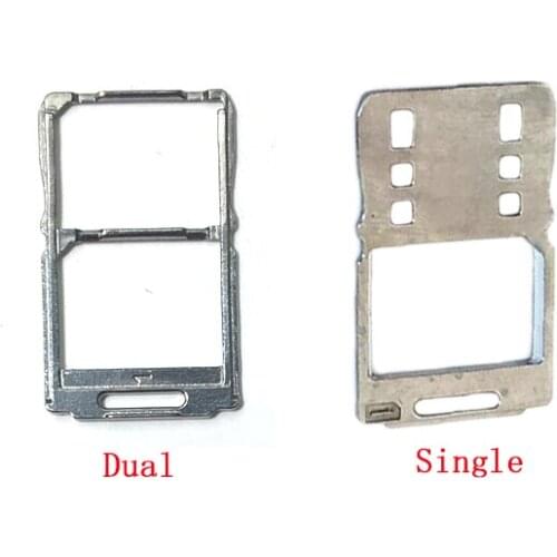 Original New For Sony Xperia M5 E5603 E5606 E5653 Sim Card Tray Holder Single Dual Sim Card Replacement