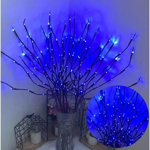 Christmas 20LEDs Willow Branch Lamp Strings Light Wedding Party Tree Decoration Artificial Plants