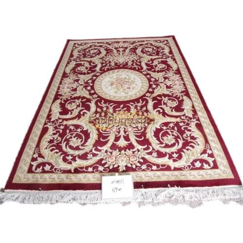 Chinese aubusson carpetschinese wool carpets plush rug knotted savonery Made To Order large room rug