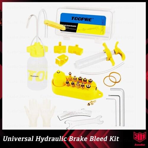 Universal Hydraulic Brake Bleed Kit for Bicycle Electric Scooter NUTT ZOOM Inject Oil Tool Brake Fluid Injecter Kaabo Mantis Wol