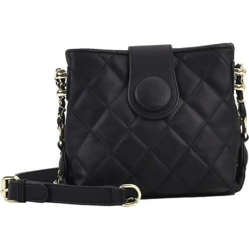 High Sense of All-match Small Bag Female 2021 New Trendy Fashion Ladies Rhombic Chain Shoulder Messenger Bag Texture Bucket Bag