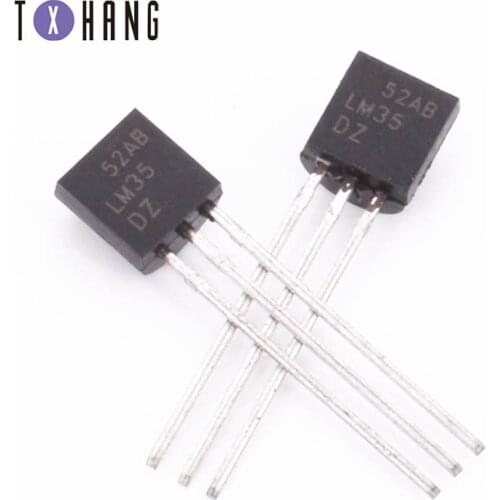 10 pcs LM35DZ TO92 LM35 TO-92 LM35D Precision Centigrade Temperature Sensors
