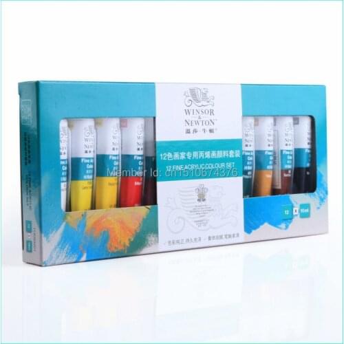 Hot Sale 12 Colors Nail Art Tips Paint Tube Pigment Draw Painting Dotting Tool For Acrylic UV Gel Free Shipping