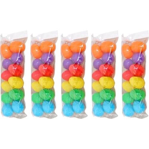 96Pcs Plastic Easter Eggs Fine Chic Open Plastic Eggshells DIY Graffiti Eggs Easter Decor