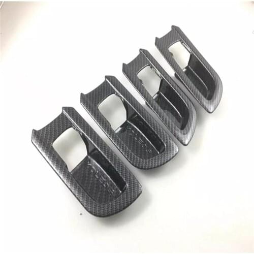 ABAIWAI Car Styling Accessories Sticker Trim for Renault Koleos 2017 2018 ABS Chrome Inner Door Handle Bowl Frame Cover 4pcs