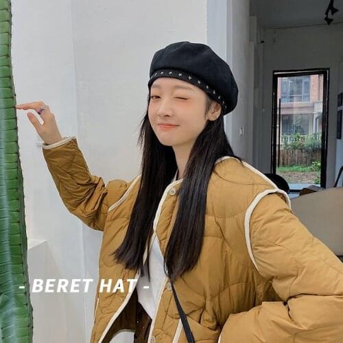 2020 Fashion Winter Women Beret Hat Women Flat Cap Lady Girl Berets Bone Female Franch Style 90 s Girls Painter Hat