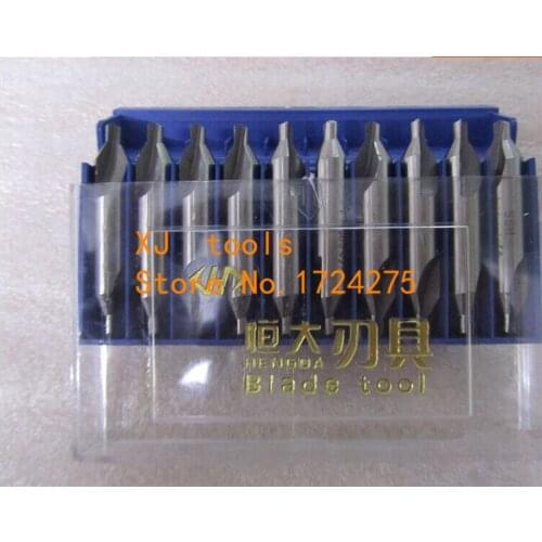 Free Shipping 10PCS/SET Dia 1.0mm A-Type Centre Drill 60 degree Countersinks Bit Set Spotting Drill