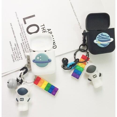 For Xiaomi AirDots Pro Case 3D Cartoon Silicone Protective Case For Xiaomi MI Air 1 Wireless Bluetooth earphone Cover capa