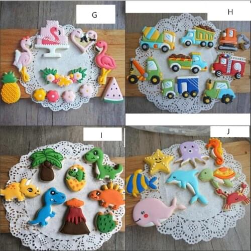 DIY Full baking set stainless steel mold fondant baking tools Cookie Tools cake decoration tools Valentines Day Easter