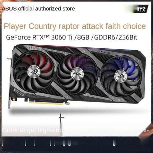 Rog rtx3060 gaming o12g Raptor tuf desktop computer game graphics card 3060ti