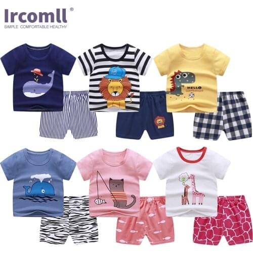 Летние пижамы для девочек Ircomll China At AliExpress