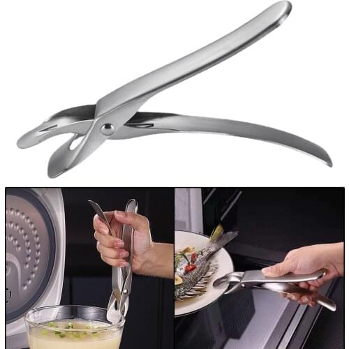 Multifunction Stainless Steel Anti-hot Bowl Clips Kitchen Handle Clips Cooking Tool