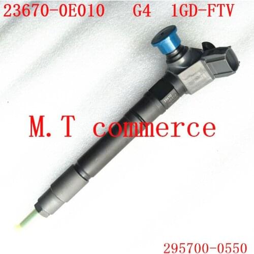 Original brand New G4 common rail Injector 23670-0E010 295700-0550 1GD-FTV 2.8L